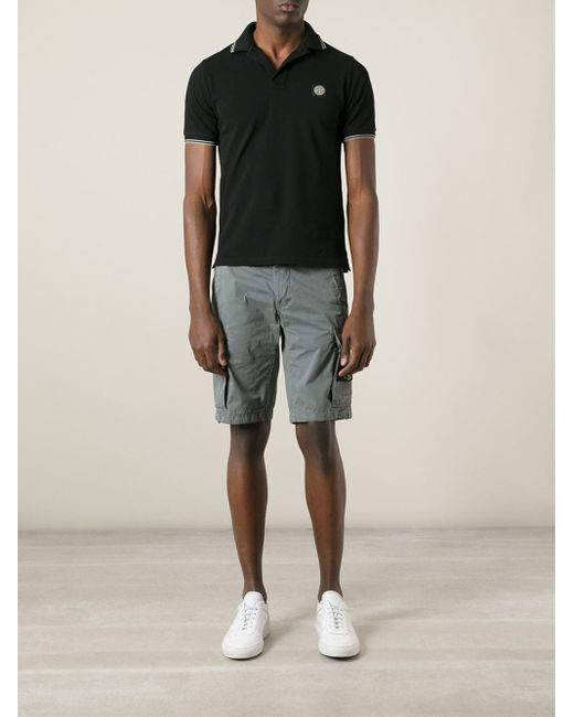 Stone Island Cargo Shorts in Grey (Gray 