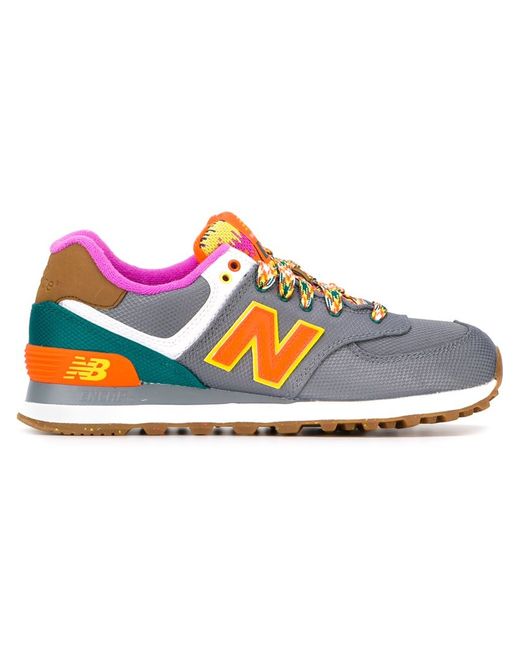 New Balance Gray 'neon Mountain 574' Sneakers