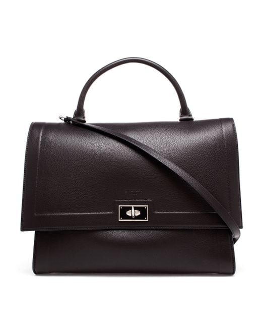 Givenchy Medium Shark Bag In Black Leather