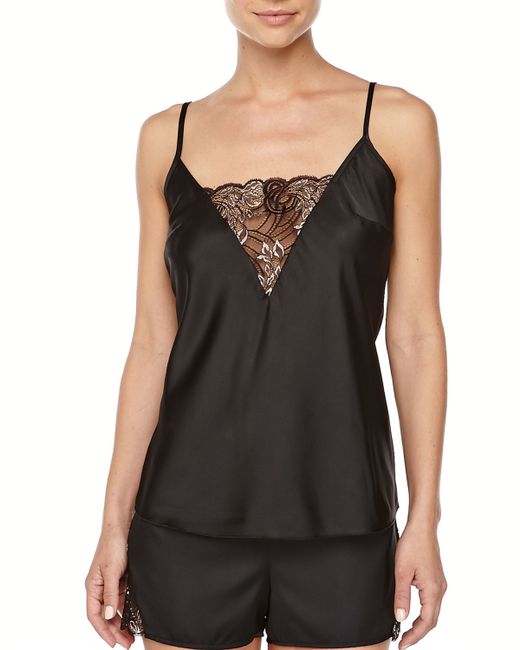 Tops satin lace womens camisole woollahra