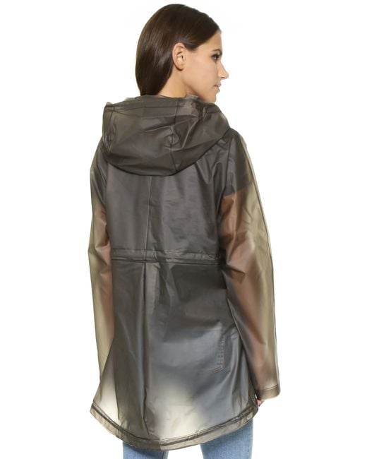hunter original vinyl smock jacket