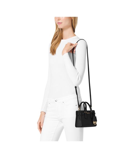 Michael Kors Dillon Extra-Small Cross-Body Bag in Black | Lyst