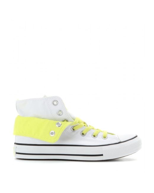 Converse White Chuck Taylor All Star Two Fold High-top Sneakers