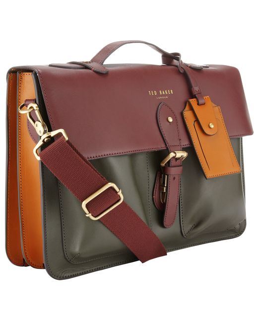 Ted baker hotsell leather briefcase