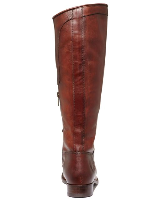 Frye Red Women'S Melissa Lace Up Riding Boots