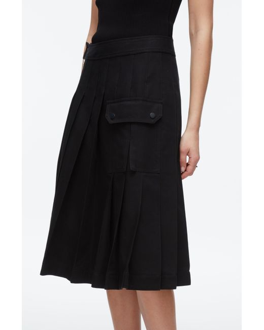 utility dress with pleated skirt Hybrid Utility Shirt Dress