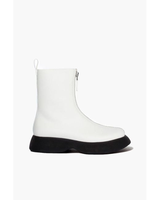 3.1 Phillip Lim Black Mercer Zip Combat Boot