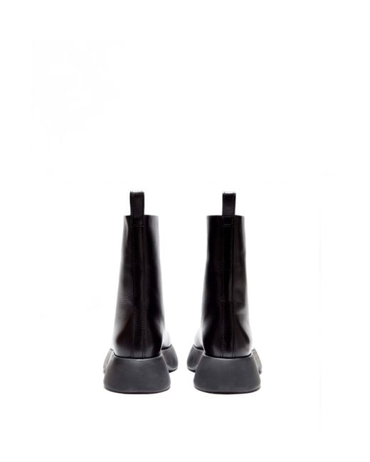 3.1 Phillip Lim Black Mercer Zip Combat Boot