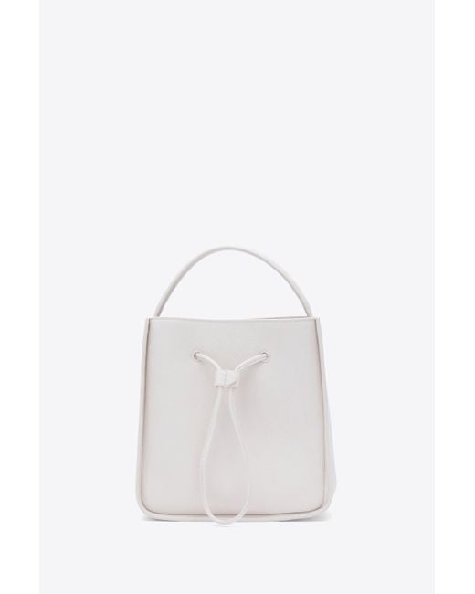 3.1 Phillip Lim White Soleil Small Bucket Drawstring