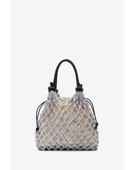 3.1 Phillip Lim Metallic Macrame Mini Sac