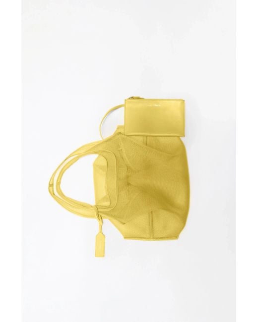 3.1 Phillip Lim Yellow Mesh Market Tote