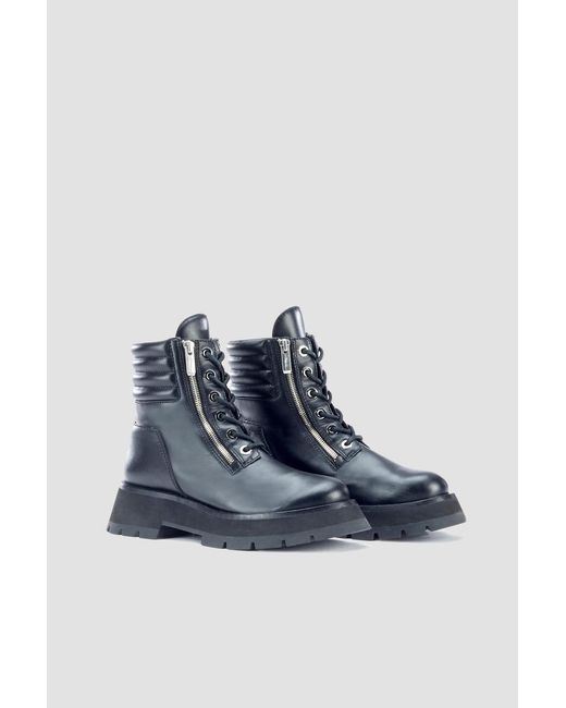 3.1 Phillip Lim Blue Kate Double Zip Boots