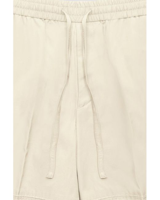 3.1 Phillip Lim White Drawstring Shorts for men