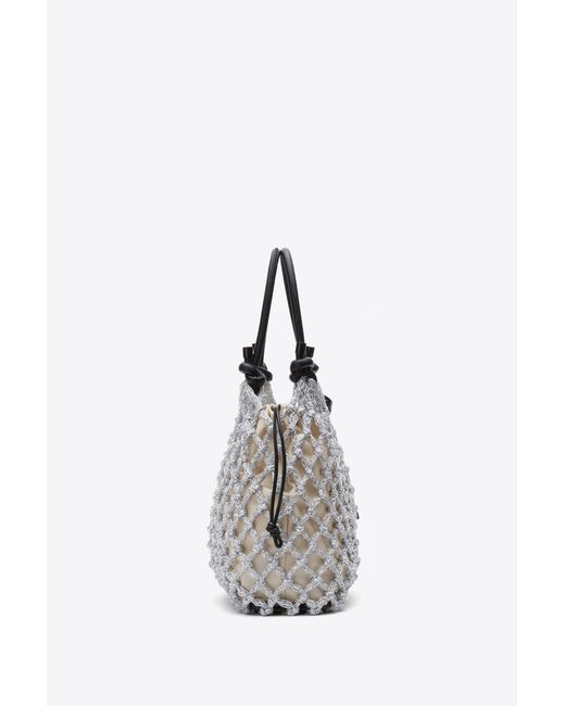 3.1 Phillip Lim Metallic Macrame Mini Sac