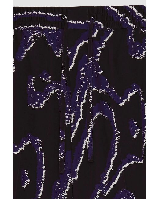 3.1 Phillip Lim Blue Printed Pull-On Short for men