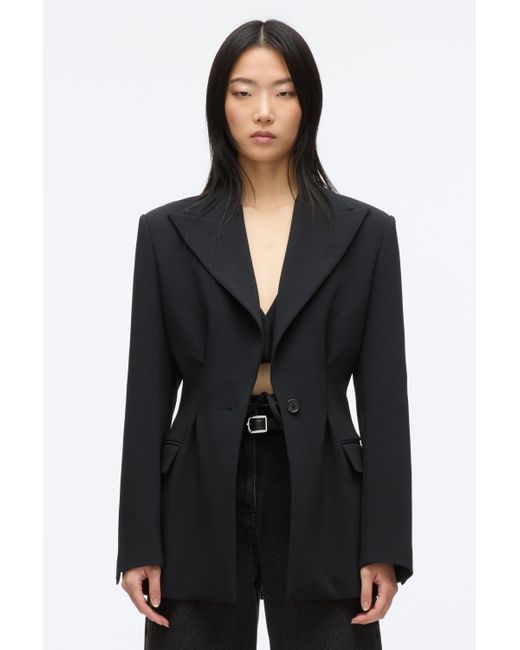 3.1 Phillip Lim Black Modern Tailoring Cinched Blazer Wtih Set
