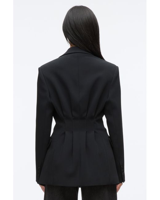 3.1 Phillip Lim Black Modern Tailoring Cinched Blazer Wtih Set