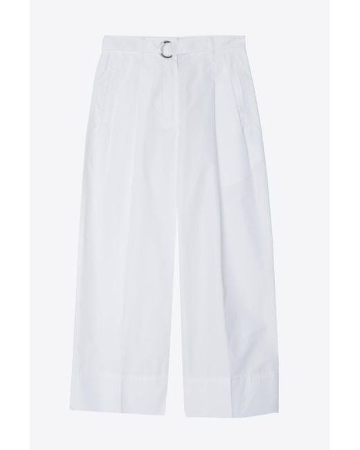3.1 Phillip Lim Natural Double Pleat Wide Cropped Pant