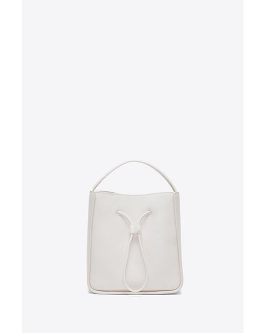 3.1 Phillip Lim White Soleil Small Bucket Drawstring