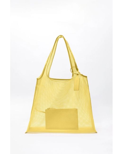 3.1 Phillip Lim Yellow Mesh Market Tote