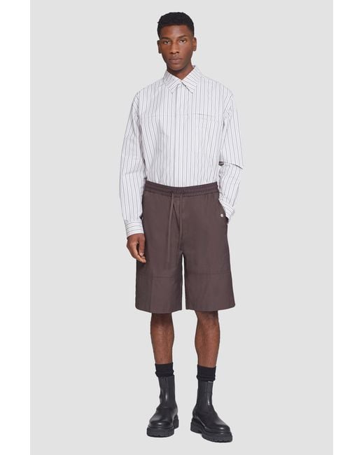 3.1 Phillip Lim White Drawstring Shorts for men