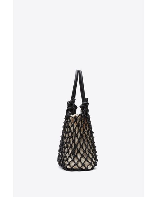 3.1 Phillip Lim Black Macrame Mini Sac