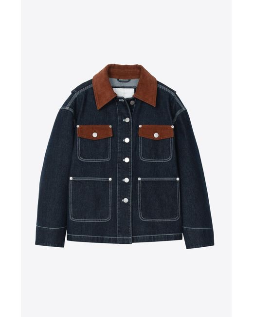 3.1 Phillip Lim Blue Denim Ranch Jacket