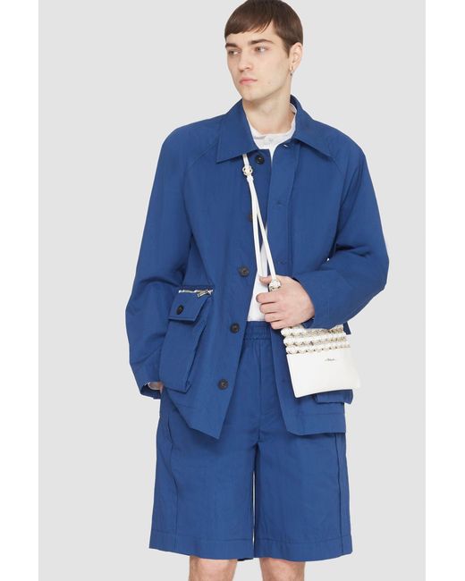 3.1 Phillip Lim Blue Pull On Shorts for men