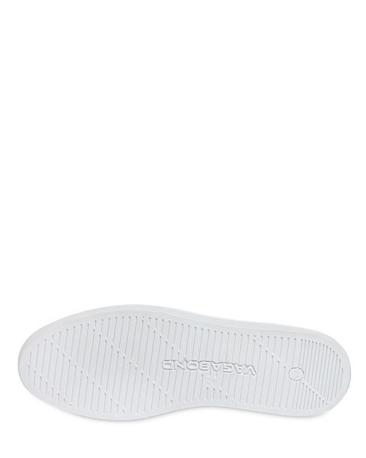 Vagabond White Leather Slip-on Sneakers for men
