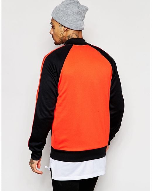 adidas Originals Synthetic Superstar Track Jacket Aj7002 in Orange for Men  | Lyst