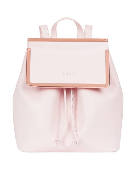 Ted Baker Pink Monise Leather Backpack