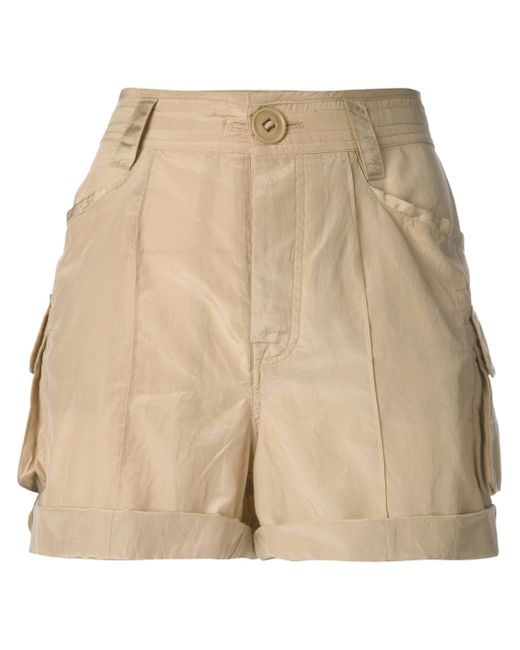 Ralph Lauren Blue Label Natural Safari-Style Shorts
