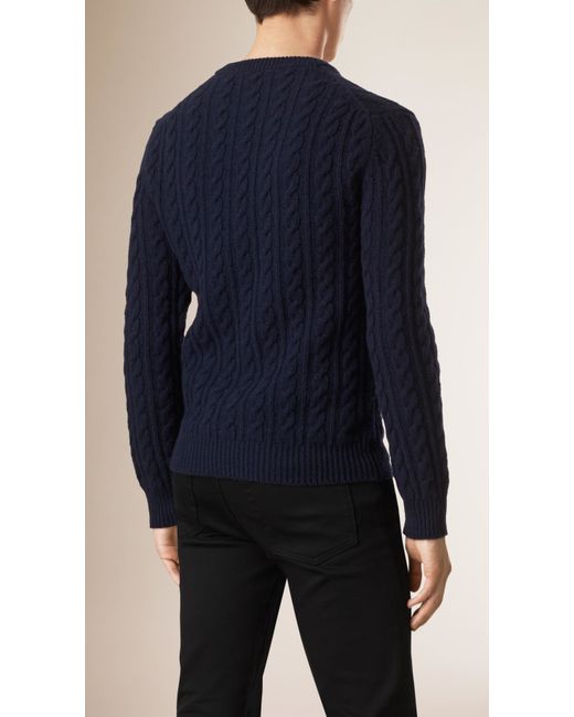 Burberry cable knit clearance sweater