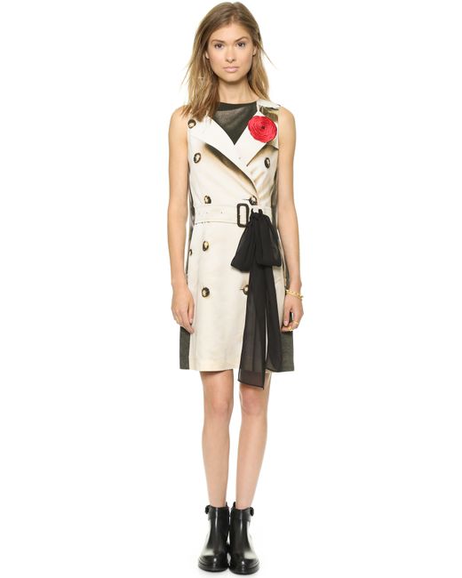 Moschino Cheap and Chic Trench Dress Black