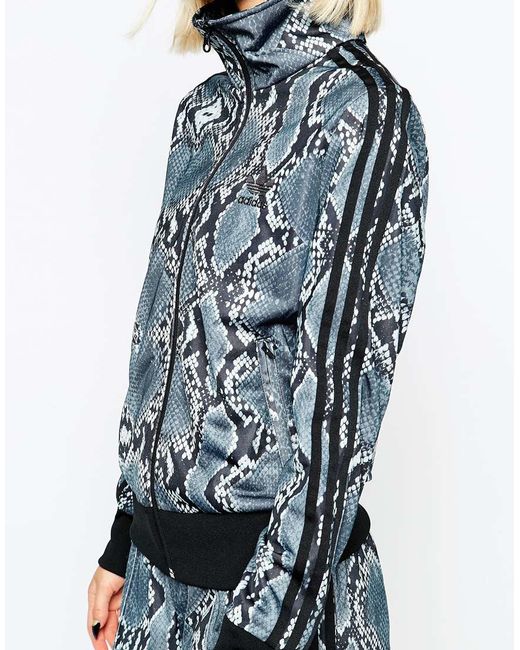 adidas Originals Snake Print Track Jacket | Lyst