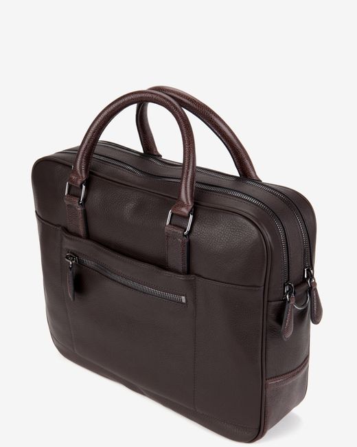 Ted Baker Brown Leather Document Bag for men