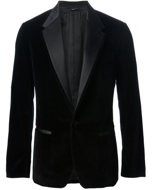 Dolce & Gabbana Black Smoking Jacket for men