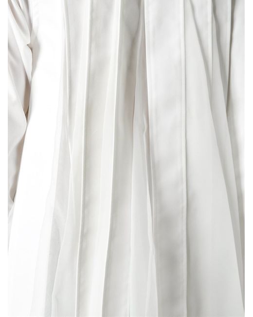 PLEAT BACK SHIRT