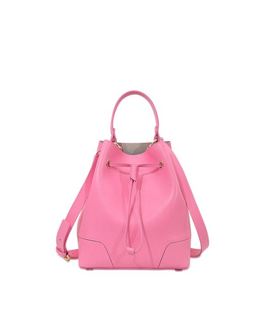 Furla Pink Stacy S Bucket Bag