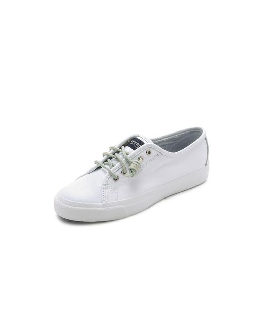 Sperry Top-Sider Seacoast Leather Sneakers - White