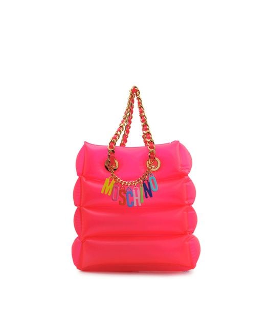 Moschino Pink Inflatable Bag