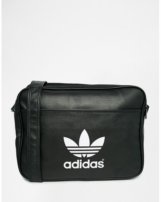 Adidas Originals Black Airliner Messenger Bag Ab2709 for men