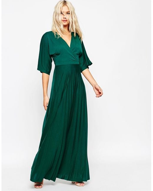 Green maxi dress canada sales