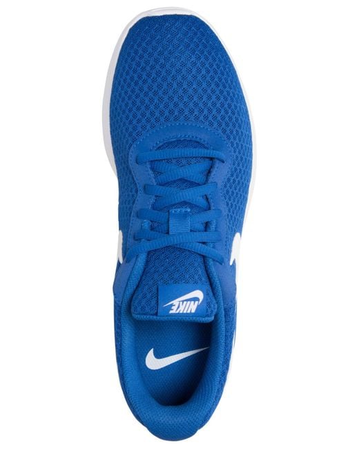Nike Men's Tanjun Casual Sneakers From Finish Line in Blue for Men | Lyst