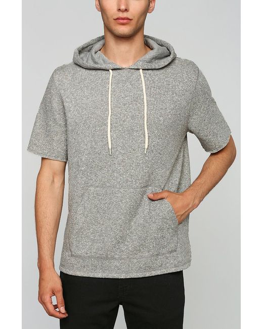 Short sleeve zip up deals sweatshirt