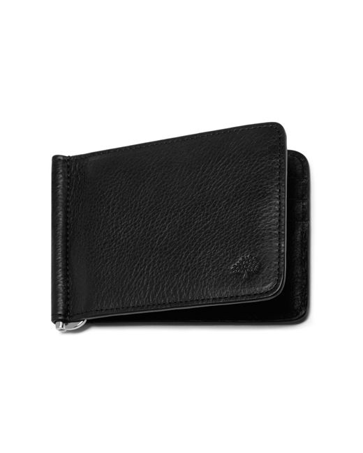Mulberry Black Money Clip Wallet for men