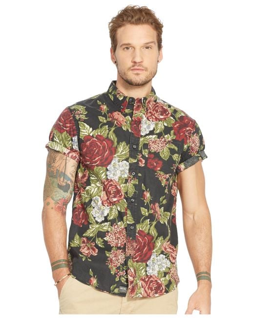 Denim & Supply Ralph Lauren Multicolor Kingdom Floral Shirt for men