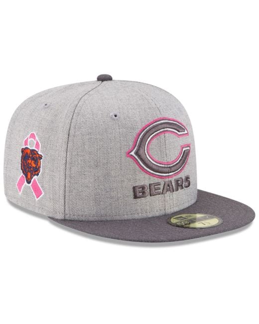 Men's New Era Pink/Black Chicago Bears 2022 NFL Crucial Catch