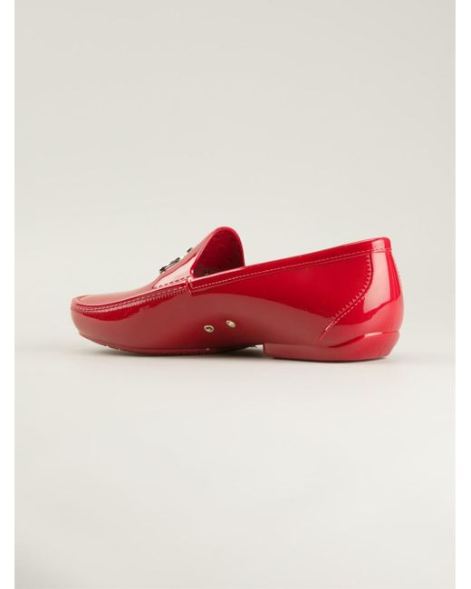 Vivienne Westwood Red 'Orb' Loafers for men