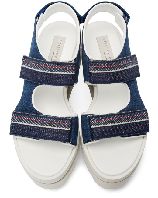 stella mccartney denim sandals